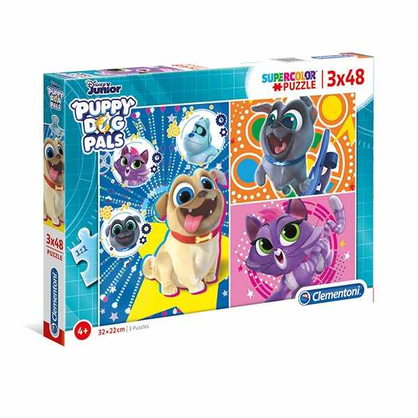 PUZZLE 3X48 PUPPY DOG PALS